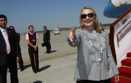 Hillary Clinton en Inde pour une visite de trois jours